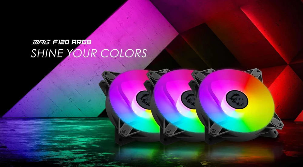 3 FAN MSI MPG F120 ARGB