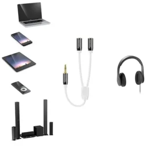 ADAPTATEUR JACK 3.5MM AUDIO + MIC