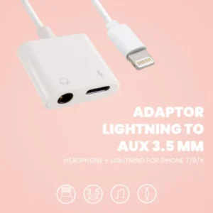 ADAPTATEUR LIGHTNING TO JACK ET 3.5MM ET FAST MH030