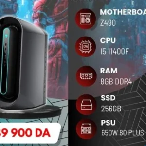 ALIENWARE AURORA 12 Z490 I5 11400F / SSD 256GO / 08 DDR4 / SANS CARTE GRAPHIQUE WIN 10 PRO