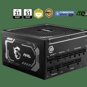 ALIMENTATION MSI MAG A1000GL PCIE5 GOLD FULL MODULAIRE