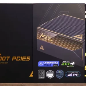 ALIMENTATION MSI MEG Ai1600T PCIE5 1600W TITANIUM FULL MODULAIRE