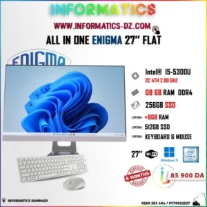 All-in-One ENIGMA PC 27″ I5-5/8GB/256SSD BATTERIE / FLAT