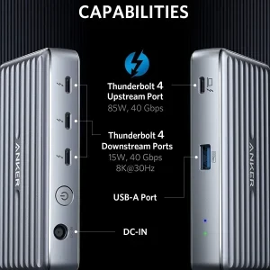 ANKER POWER EXTEND HUB 5IN1 THUNDERBOLT MINI DOCK 85 WATT