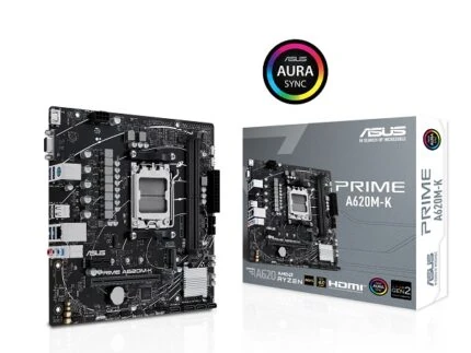 ASUS A620M-K DDR5 ARGB GEN2 PCIe 4.0