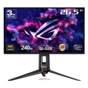 ASUS ROG SWIFT PG27UCDM 27″ 240HZ UHD 4K OLED 0.03MS HDR400 HDMI/DP/TYPE-C