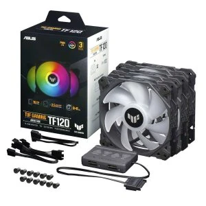 ASUS TUF Gaming TF120 ARGB x3 BLACK/WHITE