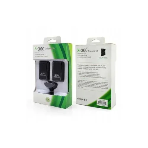 BETTERIE XBOX DOUBLE BATERIE 360 4800 MAH