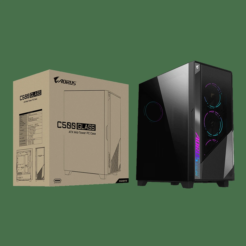 BOITIER GIGABYTE AORUS C500 (GB-AC500G ST) – Image 8