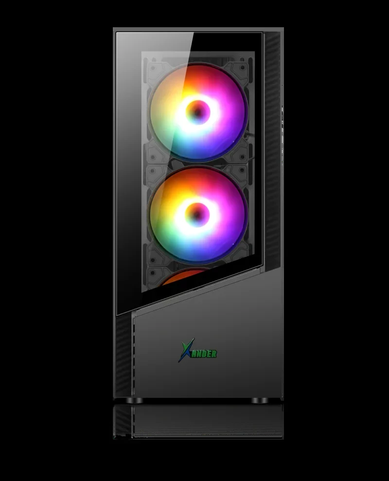 Boitier XANDER – Velox TG Noir 4 Fans ARGB – Image 2