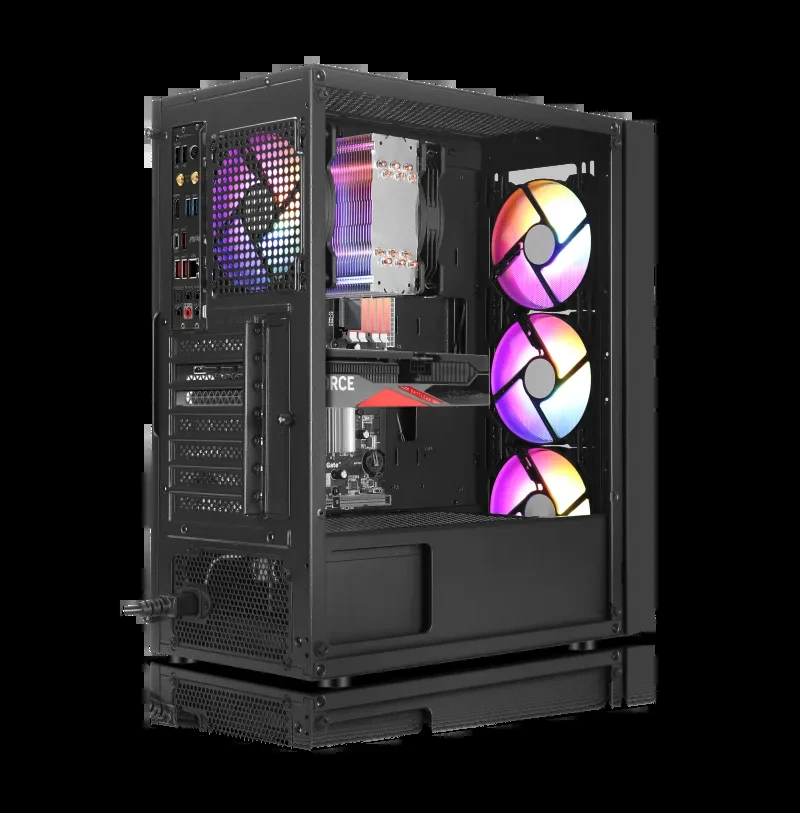 Boitier XANDER – Velox TG Noir 4 Fans ARGB – Image 4