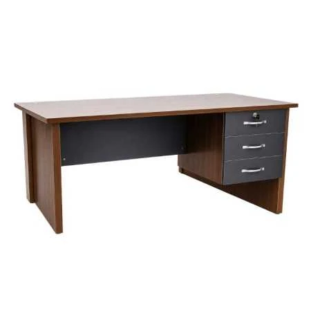 Bureau K082-1600T – 1,60 m avec 3 Tiroirs
