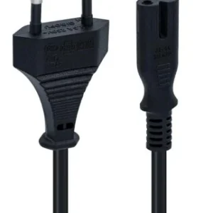 CABLE ALIMENTATION SECTEUR BI-POLAIRE 1.5M (2*1mm) H.QUALITY