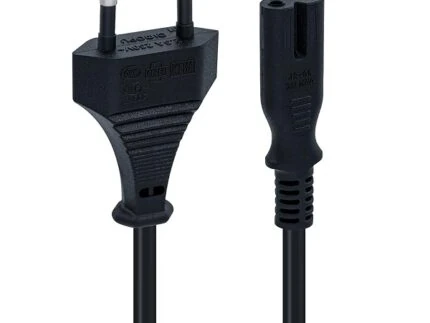 CABLE ALIMENTATION SECTEUR BI-POLAIRE 1.5M (2*1mm) H.QUALITY