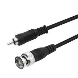 Câble BNC vers RCA SR-BNC(M)-RCA(M) – 1 mètre – Vidéo Surveillance