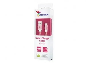 CABLE DATA MICRO USB 2 SIDES ADATA 100CMK-CRG ALUMINUM