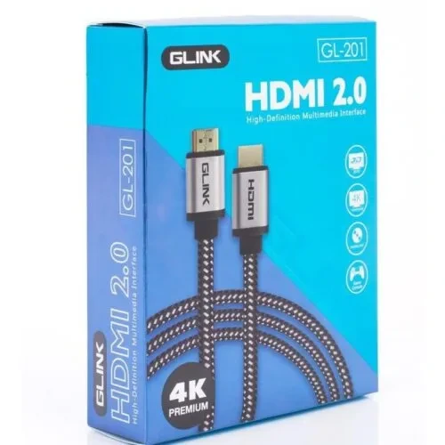 CABLE GLINK HDMI 2.0 4K PREMIUM 1.8M
