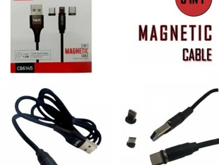 CABLE HAVIT MAGNETIC 3 IN 1 IPHONE ANDROID TYPE C