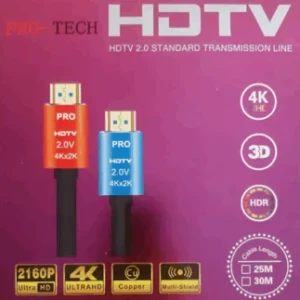 CABLE HDMI PROTECH 20M 4K 2.0 HDTV2.0V