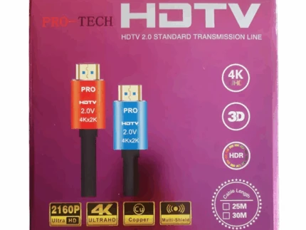 CABLE HDMI PROTECH 20M 4K 2.0 HDTV2.0V