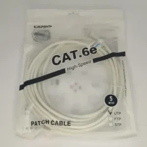 CABLE RESEAU UTP CAT6-E 5M CAPSYS