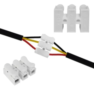 Câble SR-CDC(M)-ROW – Connecteur DC Femelle vers Domino Électrique