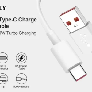 CABLE TYPE-C TO USB ORANGE FAST 67W