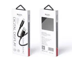 CABLE YESIDO LIGHTNING AVEC AFFICHEUR CA84