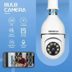 CAMERA DE SURVEILLANCE LAMPE CALUS WIFI E27 PRO