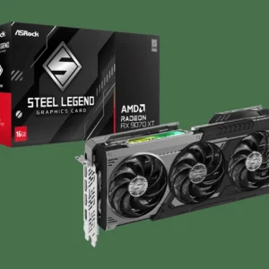 CARTE GRAPHIQUE ASROCK AMD RADEON ™ RX 9070 XT STEEL LEGEND DARK 16GB