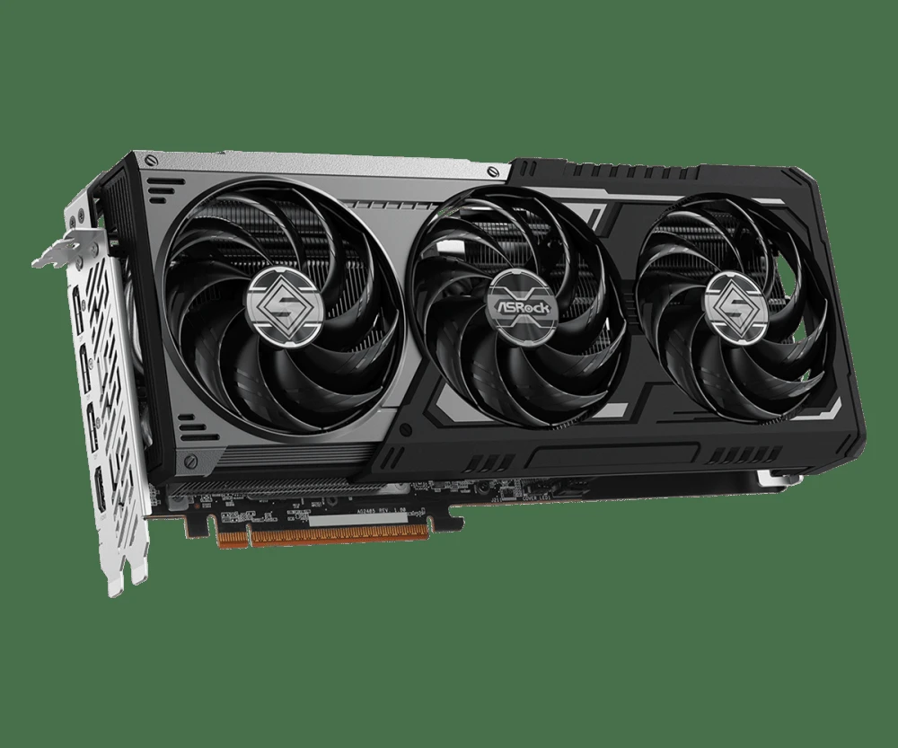 CARTE GRAPHIQUE ASROCK AMD RADEON ™ RX 9070 XT STEEL LEGEND DARK 16GB – Image 4