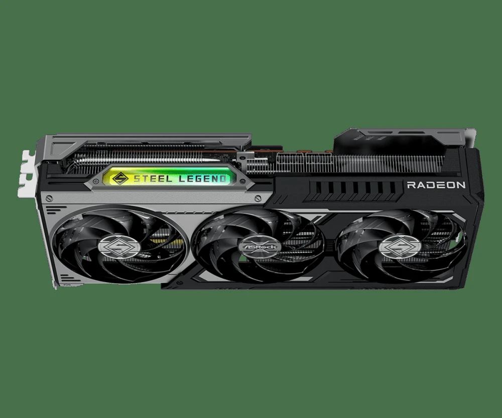 CARTE GRAPHIQUE ASROCK AMD RADEON ™ RX 9070 XT STEEL LEGEND DARK 16GB – Image 5