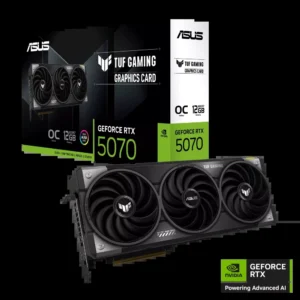 CARTE GRAPHIQUE ASUS TUF Gaming GeForce RTX™ 5070 12GB GDDR7 OC Edition Black