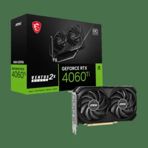 CARTE GRAPHIQUE MSI GeForce RTX™ 4060 Ti VENTUS 2X BLACK 8G OC