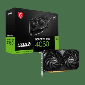 CARTE GRAPHIQUE MSI GeForce RTX™ 4060 VENTUS 2X BLACK 8G OC