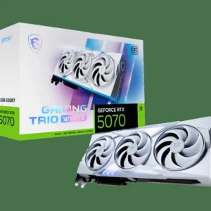 CARTE GRAPHIQUE MSI GeForce RTX™ 5070 12G GAMING TRIO OC WHITE