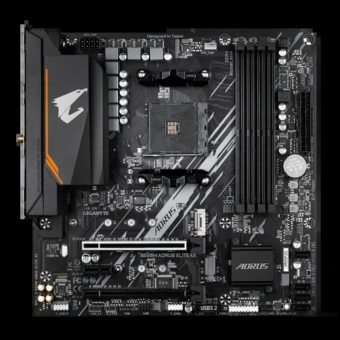 CARTE MERE GIGABYTE B550M AORUS ELITE AX (REV 1.3) – Image 2