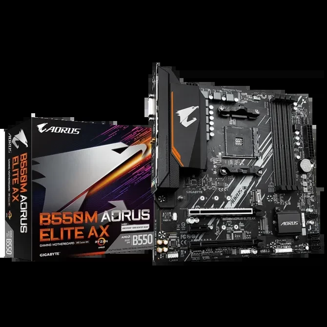 CARTE MERE GIGABYTE B550M AORUS ELITE AX (REV 1.3)