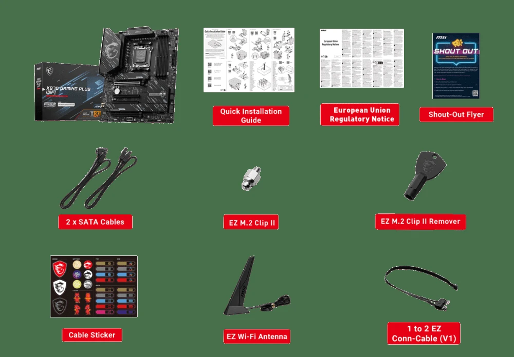CARTE MERE MSI X870 GAMING PLUS WIFI 7 – Image 6