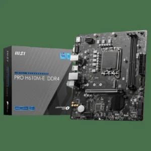 CARTE MERE PRO H610M-E DDR4