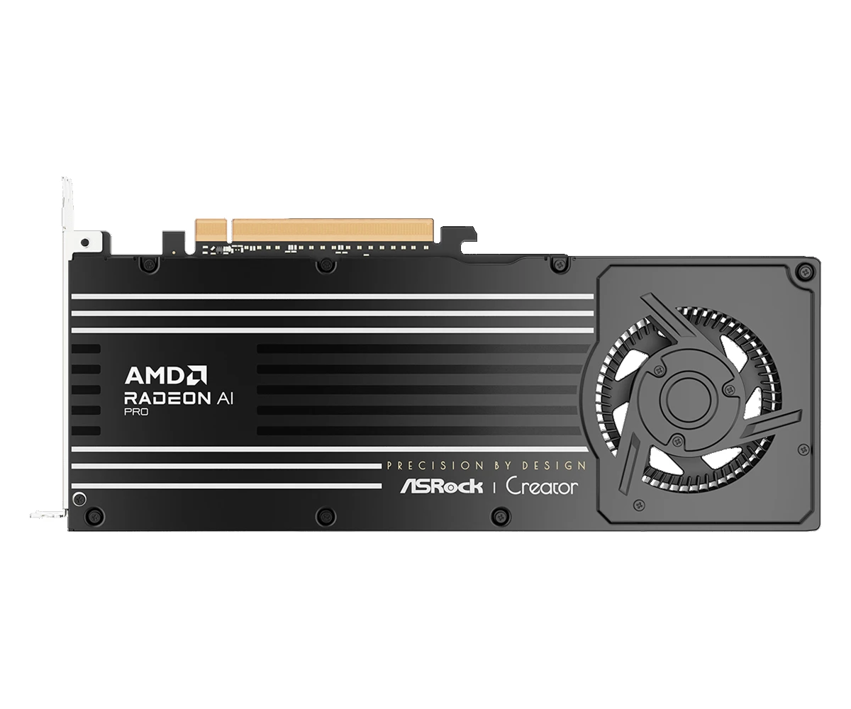 Carte Graphique ASRock – AMD Radeon AI PRO R9700 Creator 32GB – Image 4