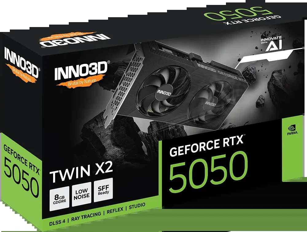 Carte Graphique iNNO3D – RTX5050 8GB TWIN X2