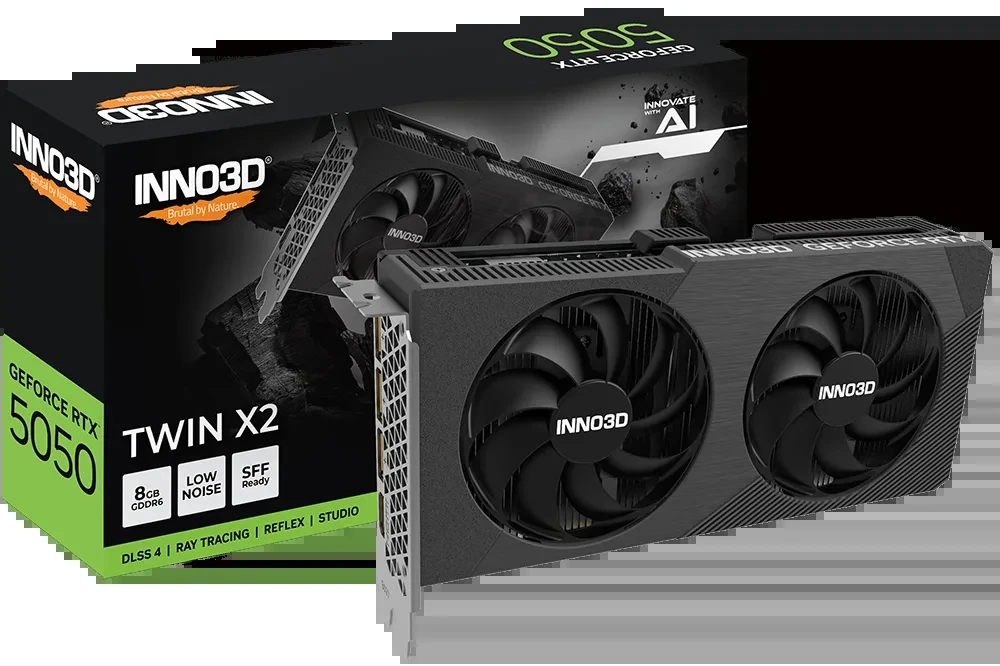 Carte Graphique iNNO3D – RTX5050 8GB TWIN X2 – Image 2