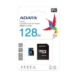 CARTE MEMOIRE ADATA 128G.O MICRO SDXC CLASS10 100MB/S.