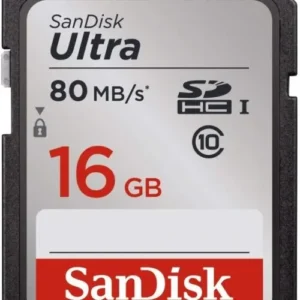 CARTE MEMOIRE SANDISK 16GO 80 MBPS