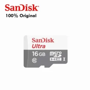 CARTE MEMOIRE SANDISK ULTRA MICROSDHC 16GO 80MB/S