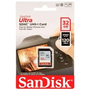 CARTE MEMOIRE SD SANDISK 32 GO ULTRA 120MB/S