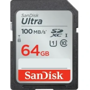 CARTE MEMOIRE SD SANDISK 64 GO ULTRA 120MB/S