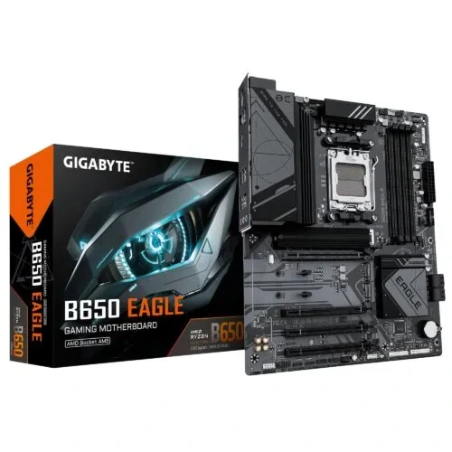 Carte Mère Gigabyte B650 EAGLE AM5 DDR5 PCIe 5.0 ATX pour AMD Ryzen 7000 / 8000 / 9000