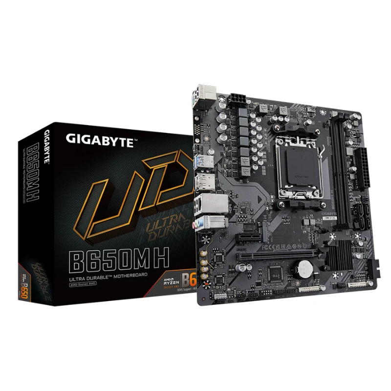 Carte Mère GIGABYTE B650M H – Socket AM5, Ryzen 7000/8000/9000 – Image 2